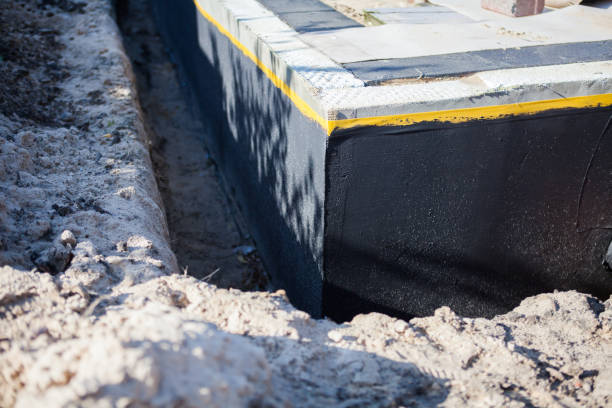 Residential Wet Basement Repair installation at a Bascom, OH home by SJ Waterproofing Pros